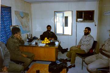  ایستگاه راداری بندر امام(ره)، حجت الاسلام غروی رفسنجانی رییس عقیدتی، سرهنگ صدیق فرمانده وقت نیروی ه