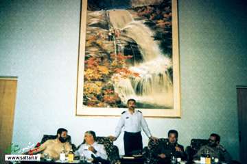 بازدید فرمانده نهاجا و همراهان از موزه جنگ کره شمالی