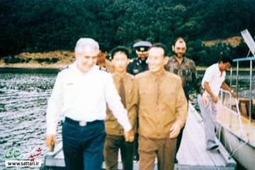 بازدید فرمانده نهاجا و همراهان از موزه جنگ کره شمالی